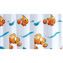 GRUND Sprchový závěs PESCE modro-oranžový Typ: 240x180 cm