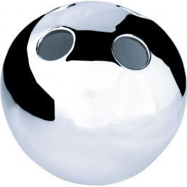 GRUND Kelímek na kartáčky BOWL chromový