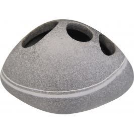 GRUND Kelímek na kartáčky STONE šedý