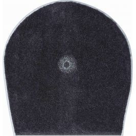 GRUND Koupelnová předložka CRYSTAL LIGHT antracitová Typ: 47x50 cm - na víko od WC nebo jako podsedák na židli