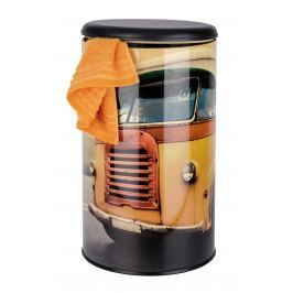 WENKO Koš na prádlo VINTAGE BUS oranžový