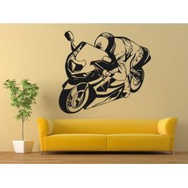 Samolepka na zeď Motorka 026