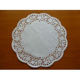 Papírová krajka pod dort kulatá, 24cm