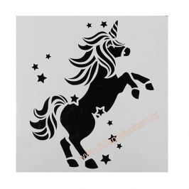 Cake Star Stencil jednorožec