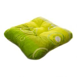 TP Sedák na židli 40x40 Molitanový Zelené bubliny