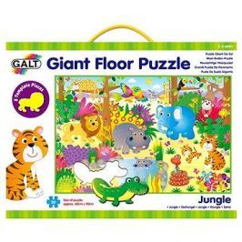 30 Velké podlahové puzzle – zvířátka v džungli