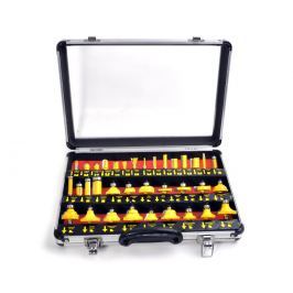 Sada tvarových fréz 8mm SK plátky 35ks + kufr Extol Premium 44040