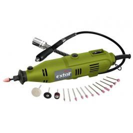 Extol Craft 404116 přímá bruska s přísl. 40ks + nástavec 130W