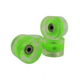 Kolečka svítící pro plastik board MASTER - 60 x 45 mm - zelené