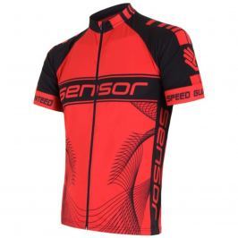 Dres kr. ruk. SENSOR Team pán. červeno-černý - vel. M