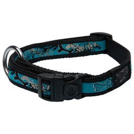 Obojek ROGZ Fancy Dress Beach Bum Turquoise Chrome L