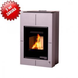 HS FLAMINGO Krbová kamna AQUAFLAM VARIO - SAPORO 11/7 kW šedá