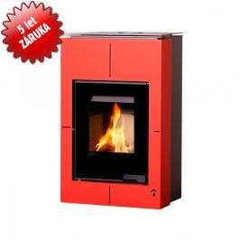 HS FLAMINGO Krbová kamna AQUAFLAM VARIO - SAPORO 11 kW červená (bez výměníku)