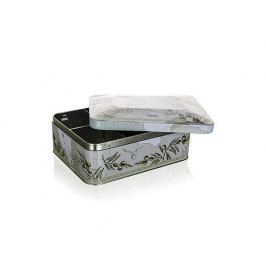BANQUET Plechovka / box na čaj OLIVES 20 x 15,5 x 8 cm